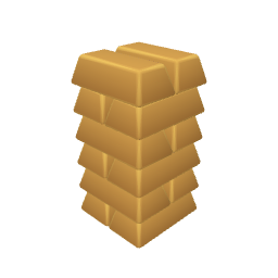Gold Bars Stack Medium